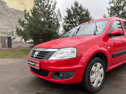 Dacia Logan 2009 красный - фото 5