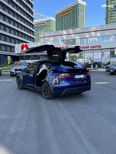 Tesla Model X 2023 синий - фото 2