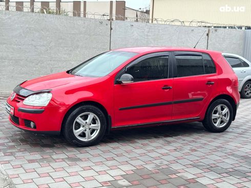 Volkswagen Golf 2007 красный - фото 2