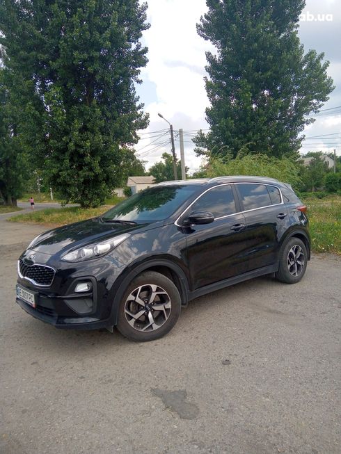 Kia Sportage 2021 черный - фото 2