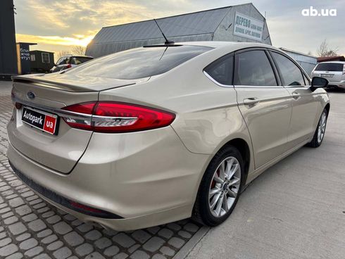 Ford Fusion 2016 бежевый - фото 9