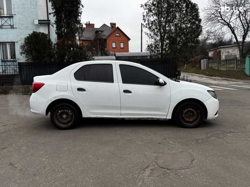 Renault Logan 2015 белый - фото 6