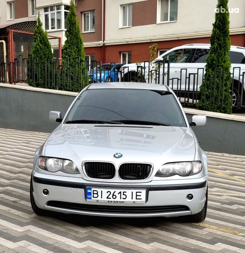 BMW 3 серия 2003 серебристый - фото 18