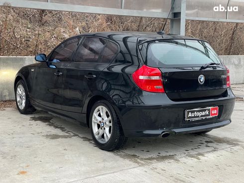 BMW 1 серия 2008 черный - фото 9