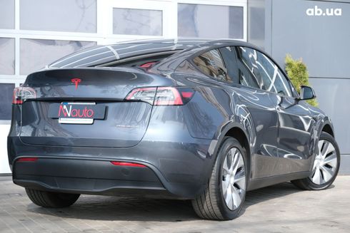 Tesla Model Y 2021 серый - фото 4