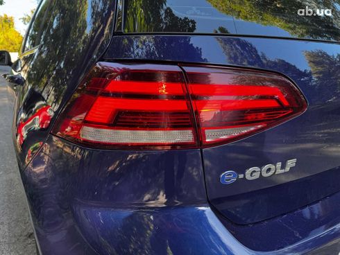 Volkswagen e-Golf 2019 синий - фото 10