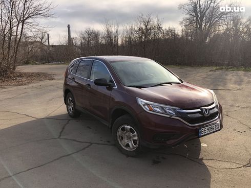 Honda CR-V 2016 вишневый - фото 3