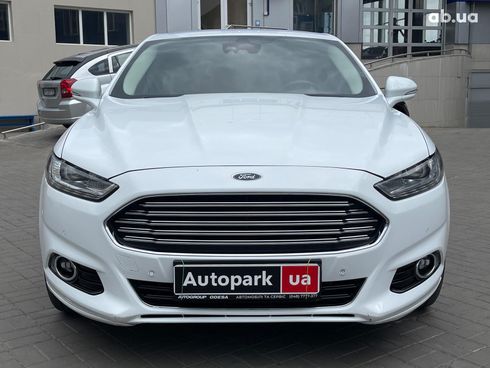 Ford Mondeo 2015 белый - фото 2