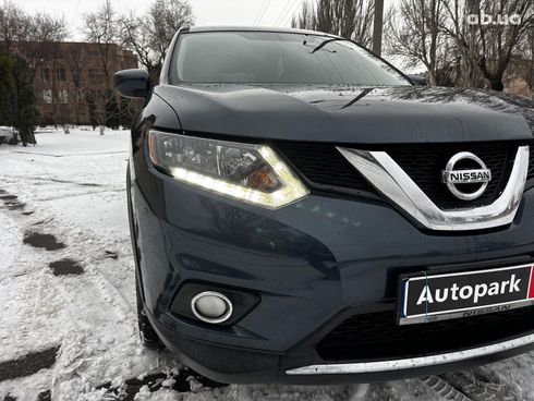 Nissan Rogue 2016 синий - фото 9