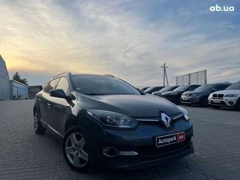 Renault Megane 2015 серый - фото 3