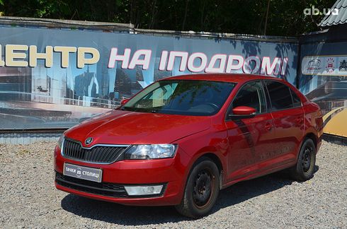 Skoda Rapid 2016 красный - фото 3