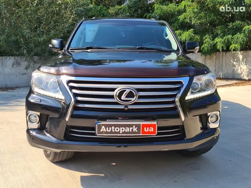 Lexus lx 570 2012 черный - фото 2