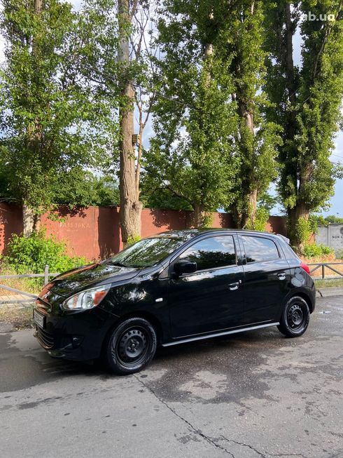 Mitsubishi Mirage 2015 черный - фото 12