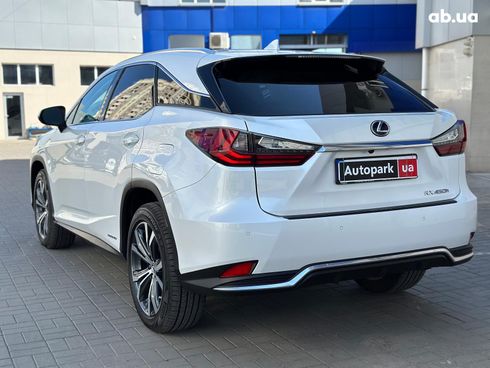 Lexus rx 450 h 2021 белый - фото 7