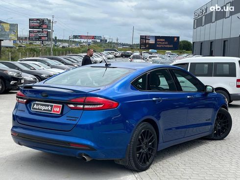 Ford Fusion 2017 синий - фото 7