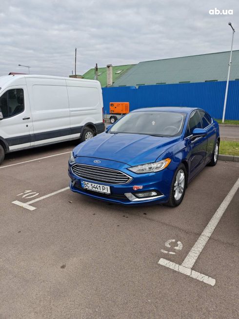 Ford Fusion 2018 синий - фото 4