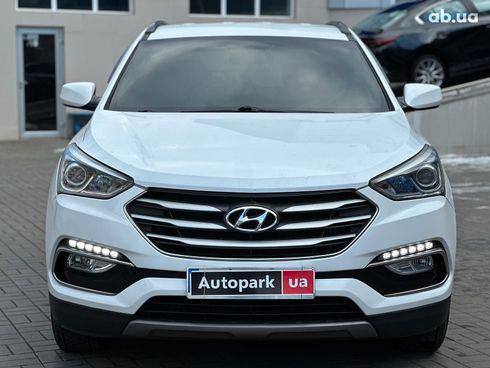 Hyundai Santa Fe 2016 белый - фото 2