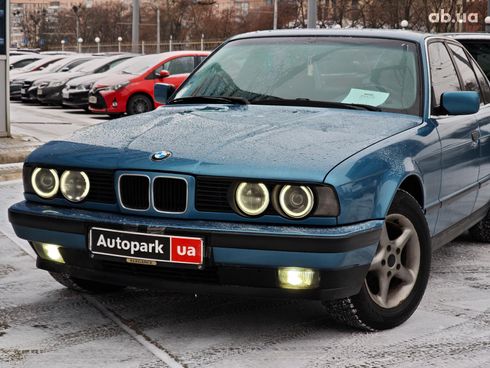 BMW 5 серия 1993 синий - фото 5