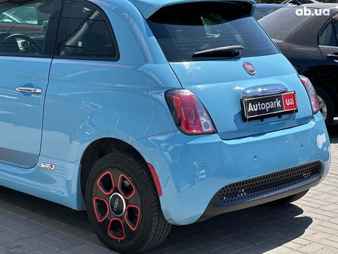 Fiat 500E 2017 синий - фото 7