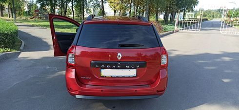 Renault Logan MCV 2013 вишневый - фото 5