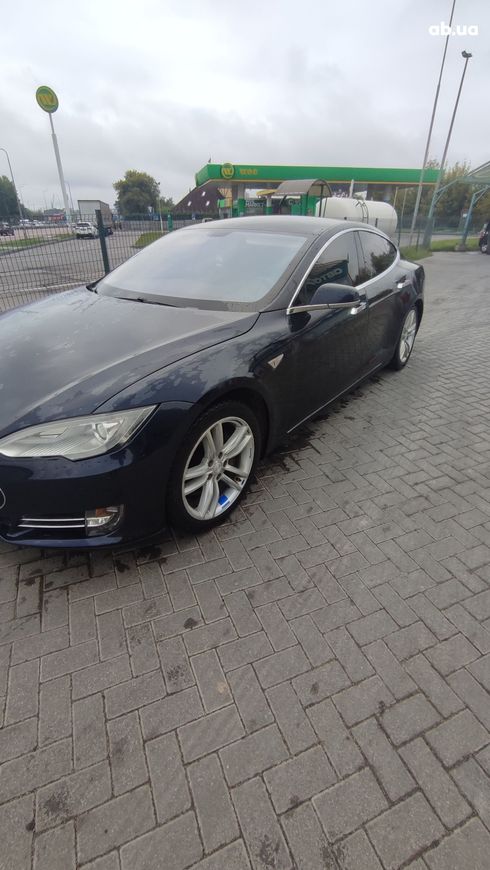 Tesla Model S 2013 синий - фото 2