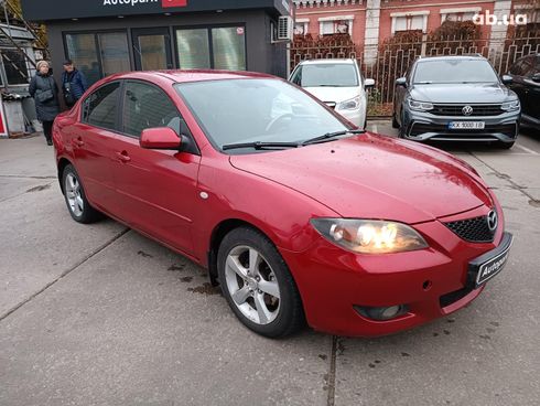 Mazda 3 2005 красный - фото 3