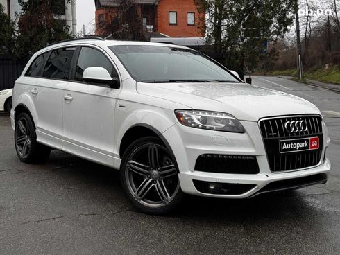 Audi Q7 2015 белый - фото 7