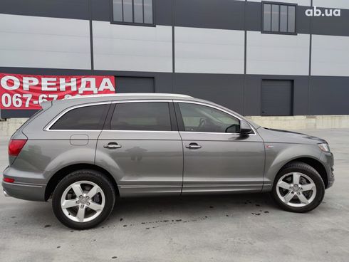 Audi Q7 2014 серый - фото 9