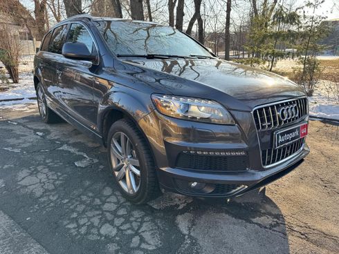 Audi Q7 2014 серый - фото 3