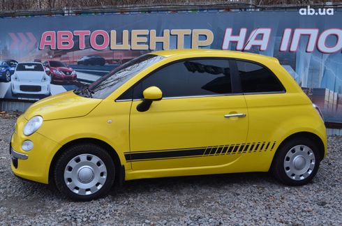 Fiat 500 2011 желтый - фото 5