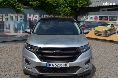 Ford Edge 2018 серый - фото 2