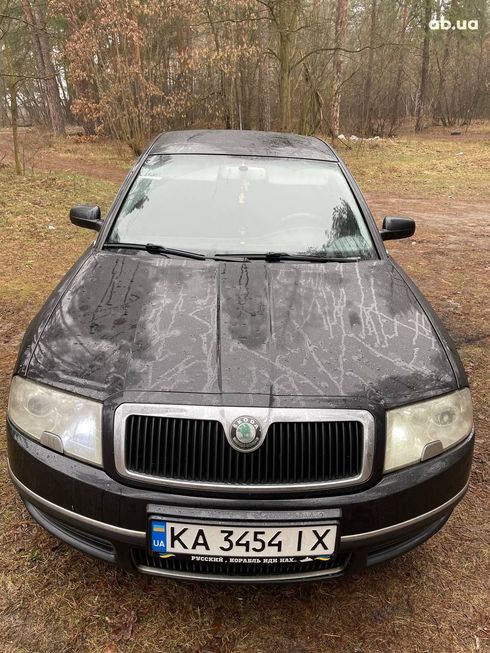 Skoda Superb 2005 черный - фото 17