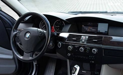 BMW 5 серия 2007 черный - фото 6