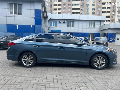 Hyundai Sonata 2015 синий - фото 5