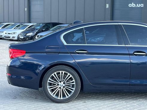 BMW 5 серия 2018 синий - фото 8