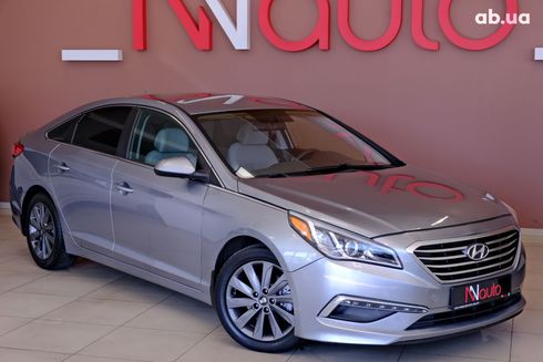 Hyundai Sonata 2015 серый - фото 4