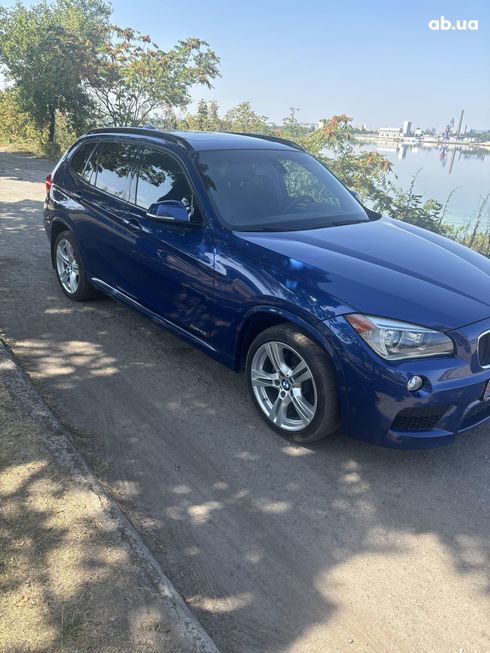 BMW X1 2014 синий - фото 5