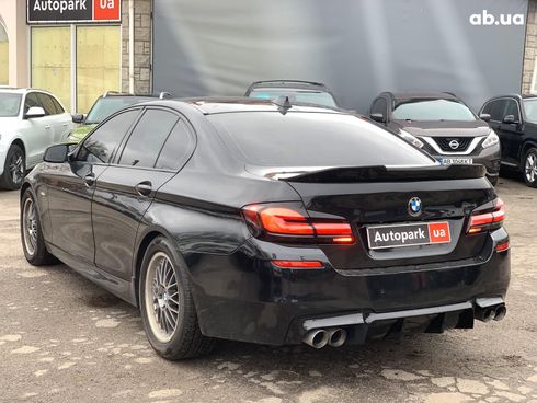 BMW 5 серия 2010 черный - фото 7