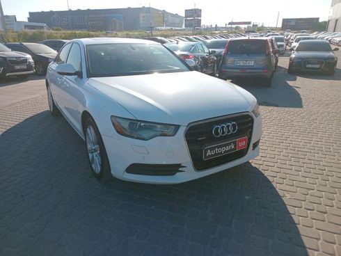 Audi A6 2014 белый - фото 4