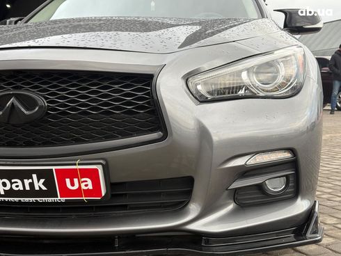 Infiniti Q50 2016 серый - фото 16