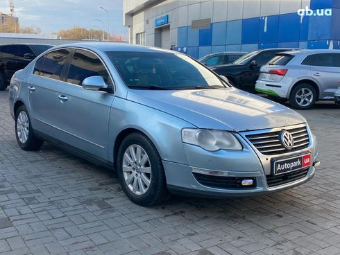 Volkswagen passat b6 2006 синий - фото 3