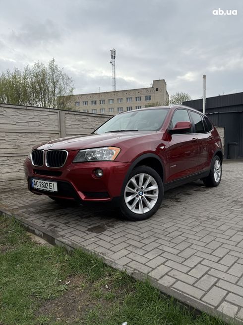 BMW X3 2012 красный - фото 2