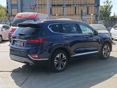 Hyundai Santa Fe 2019 синий - фото 5