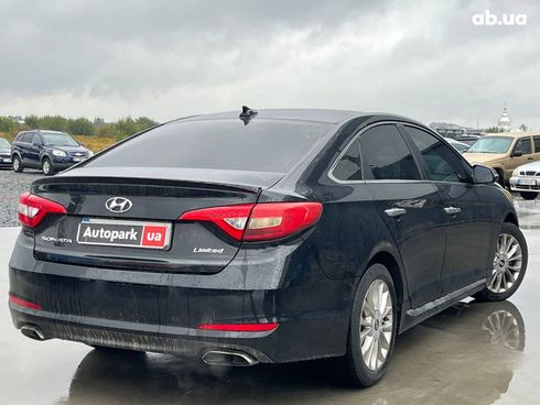 Hyundai Sonata 2015 черный - фото 6