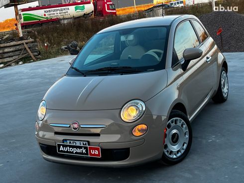 Fiat 500 2011 бежевый - фото 11