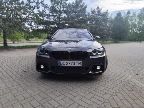 BMW 5 серия 2015 серый - фото 3