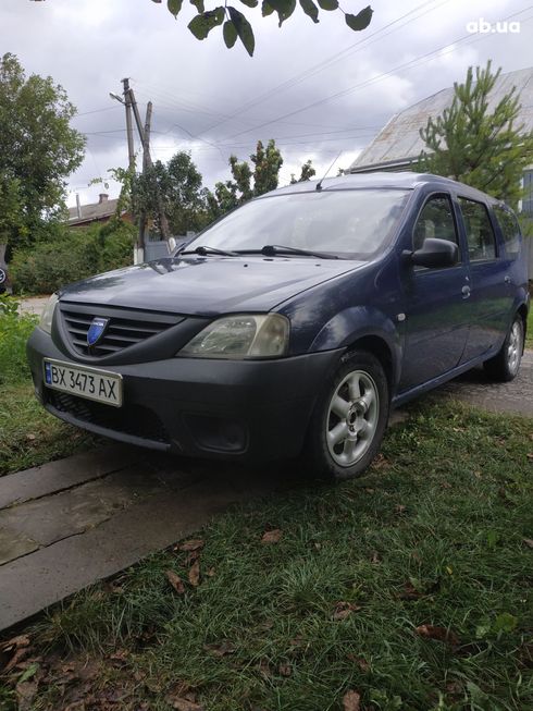 Dacia Logan 2008 синий - фото 7