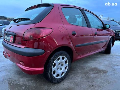 Peugeot 206 2006 красный - фото 3