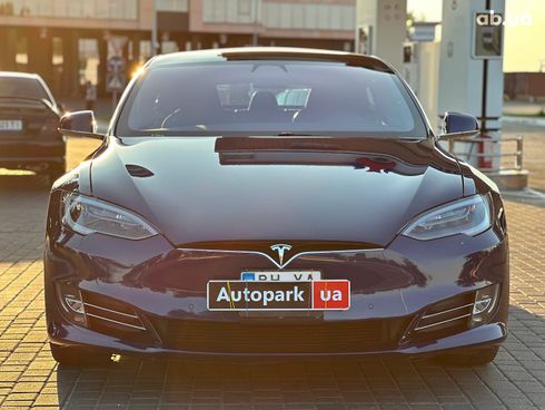 Tesla Model S 2019 синий - фото 3