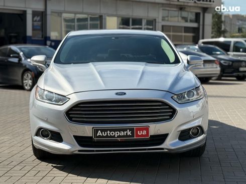 Ford Fusion 2015 серый - фото 2